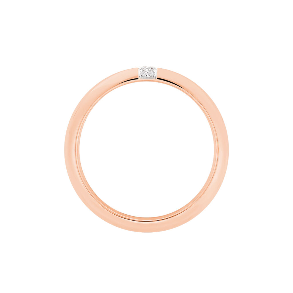 Bague Or Bicolore Weiss Et Rose Hajila - Spannringe Damen | OROVIVO