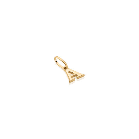 ALPHABET Unisex Anh&auml;nger Gold 375 (9 Karat) Buchstabe A