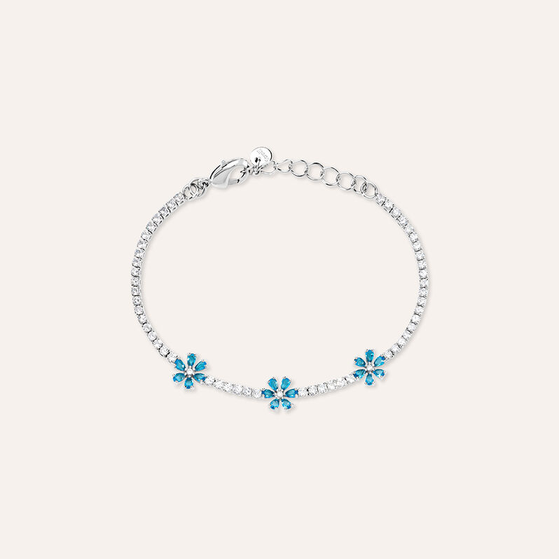 Bracciale Romantic Shine Ottone Bianco Cristallo - Spannringe Damen | OROVIVO
