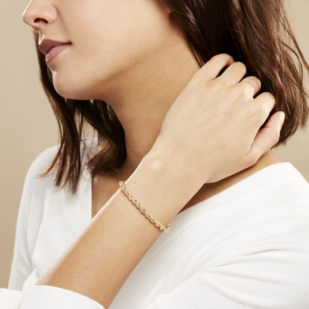 Bracelet Jerry Maille Corde Or Jaune - Spannringe Damen | OROVIVO