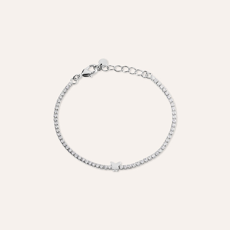 Bracciale Tennis Romantic Shine Metallo Cristallo - Spannringe Damen | OROVIVO
