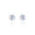 DRIVA Damen Ohrstecker Silber 925 Zirkonia Wei&szlig;