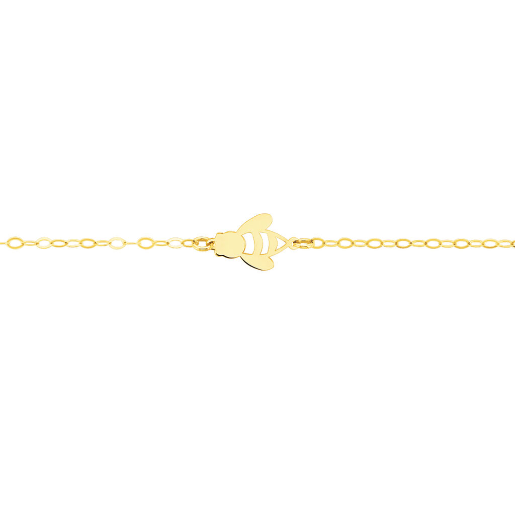 Bracelet Or Jaune Elfida Abeille - Spannringe Damen | OROVIVO
