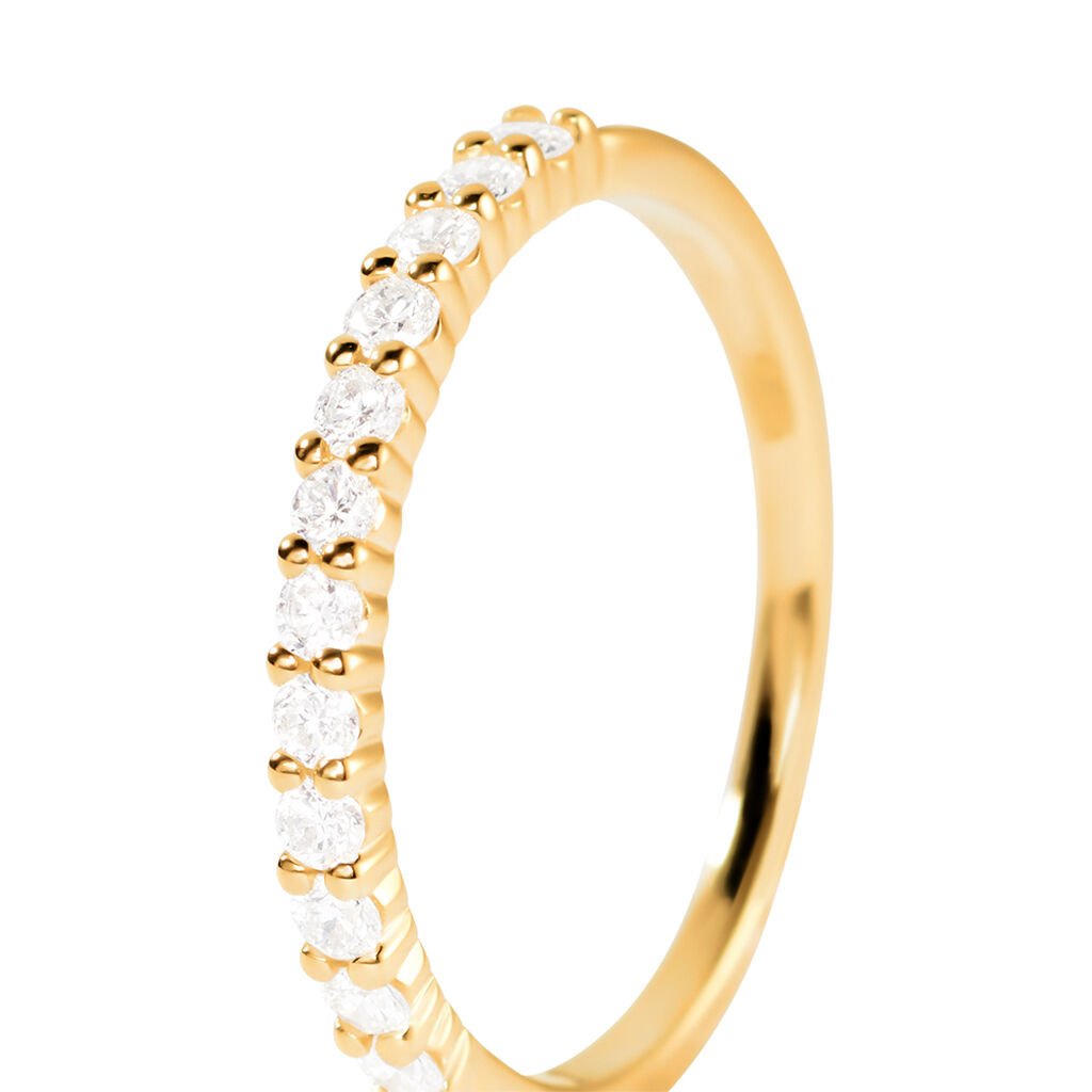 Memo Luisa Damen Ring Gold 375 (9 Karat) Diamant Weiß 0,25 ct - Ringe mit Stein Damen | OROVIVO