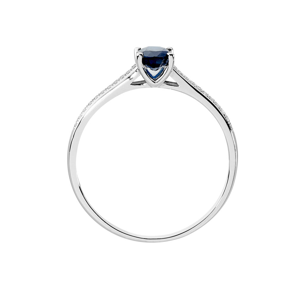 Bague Or Weiss Crista Saphir - Spannringe Damen | OROVIVO