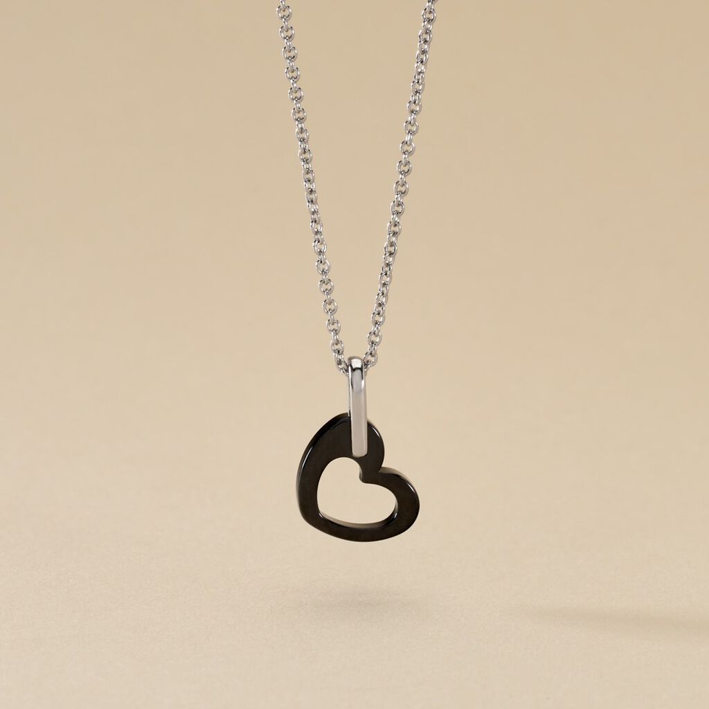 Collier Argent Et Céramique - Spannringe Damen | OROVIVO