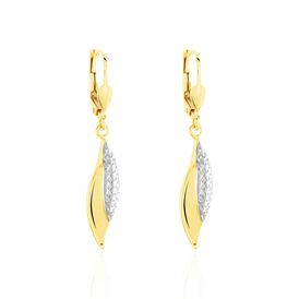Damen Ohrhänger Gold 375 Bicolor - Ohrhänger Damen | OROVIVO