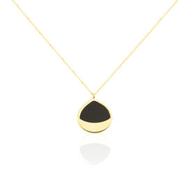 Damen Halskette Gold 375 Onyx - Ketten mit Anhänger Damen | OROVIVO