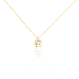 Damen Halskette Gold 375 Zirkonia - Ketten mit Anhänger Damen | OROVIVO