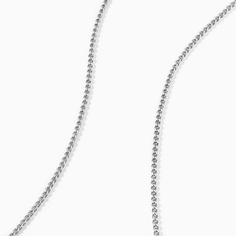 Collier Maille Piato Argent Weiss - Spannringe Familie | OROVIVO
