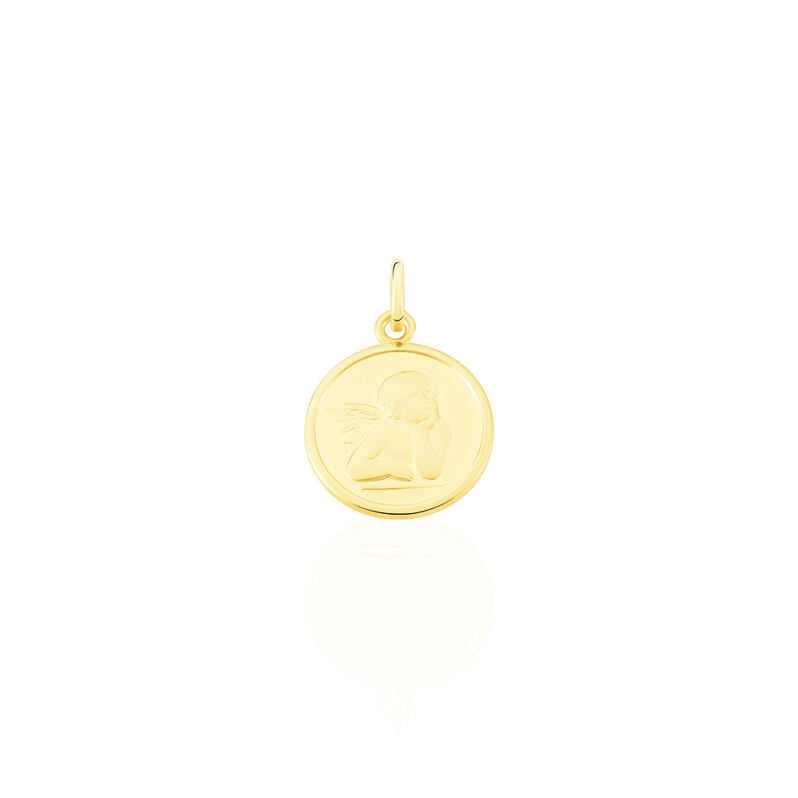 Pendentif Ange Rond Or Jaune - Spannringe Familie | OROVIVO