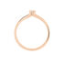 Solitärring Roségold 375 Diamant 0,07ct - Ringe mit Edelsteinen Damen | OROVIVO