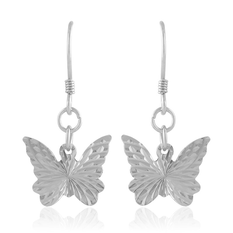 Boucles D'oreilles Pendantes Giselle Argent Blanc - Spannringe Damen | OROVIVO