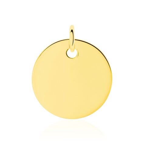 LIV-ANN GRAVUR Unisex Anhänger Silber vergoldet 925 Kreis - Anhänger mit Gravur Unisex | OROVIVO