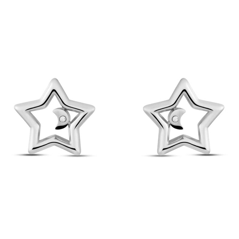 Orecchini Lobo Sunrise Acciaio Cristallo - Spannringe Damen | OROVIVO