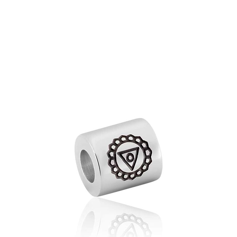 Bead V Chakra Libert√† in acciaio - Spannringe Herren | OROVIVO