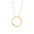 Damen Collier Gold 375 (9 Karat) Kreis