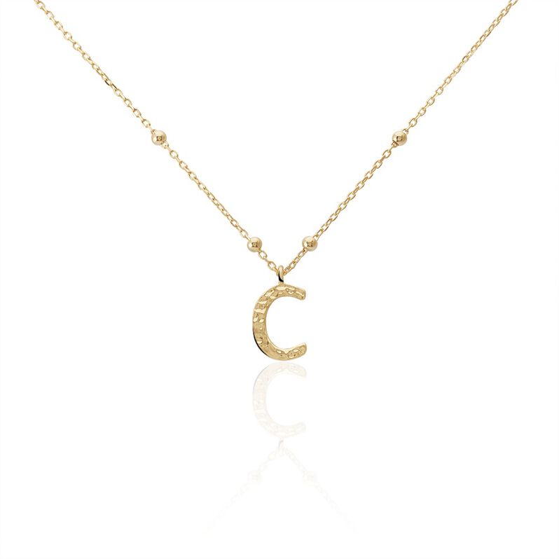 Collier Plaqué Or Jaune Lettra - Spannringe Damen | OROVIVO