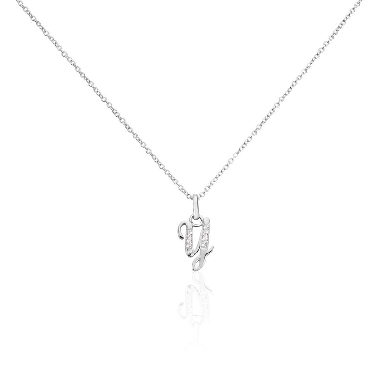 Collier Argent Rhodié Fifi Oxydes De Zirconium - Spannringe Damen | OROVIVO