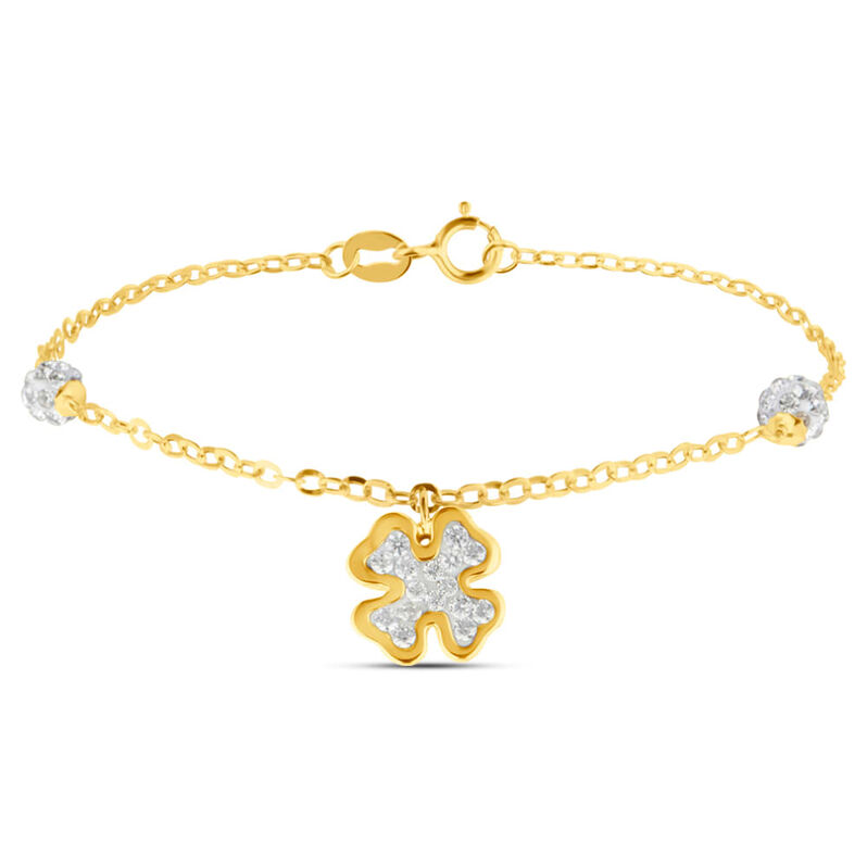 Bracciale Crystal Gold Oro Giallo Cristallo - Spannringe Damen | OROVIVO