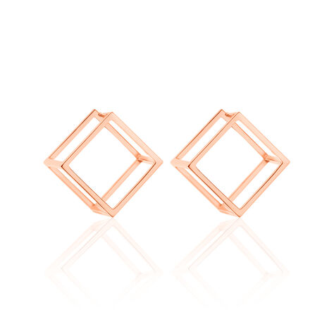 Damen Ohrstecker Silber 925 Rosé Vergoldet  - Ohrstecker Damen | OROVIVO