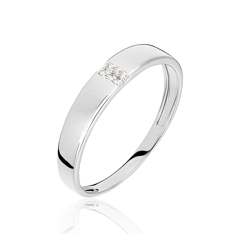 Bague Soha Or Blanc Diamant - Spannringe Damen | OROVIVO