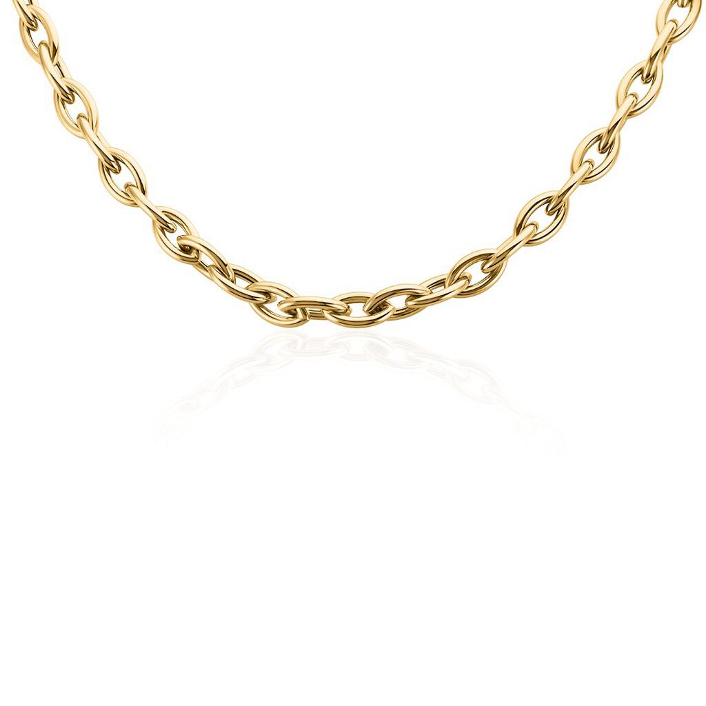 NAJAT Damen Kette Gold 585 (14 Karat) B 8 mm - Halsketten Damen | OROVIVO