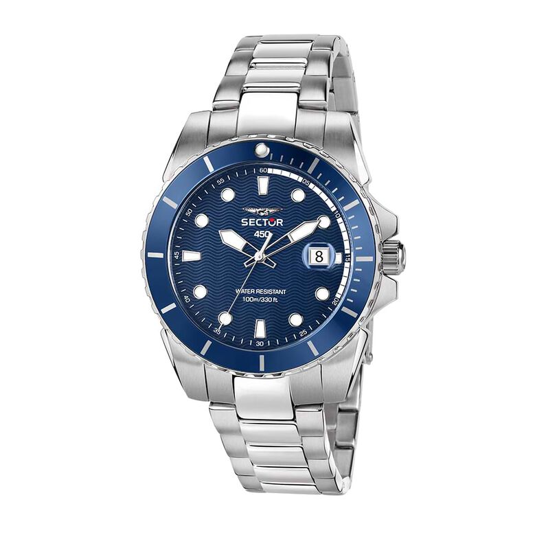 Orologio Sector solo tempo cinturino e cassa in acciaio - Spannringe Herren | OROVIVO
