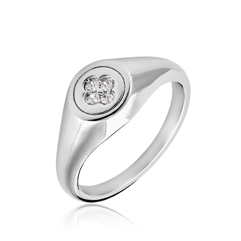 Chevalière Chesley Argent Weiss Oxyde De Zirconium - Spannringe Damen | OROVIVO