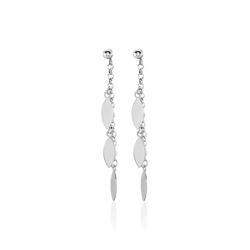 Boucles D'oreilles Pendantes Argent Weiss Osama - Spannringe Damen | OROVIVO