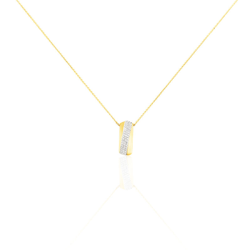 Collier Tima Or Jaune Diamant - Spannringe Damen | OROVIVO