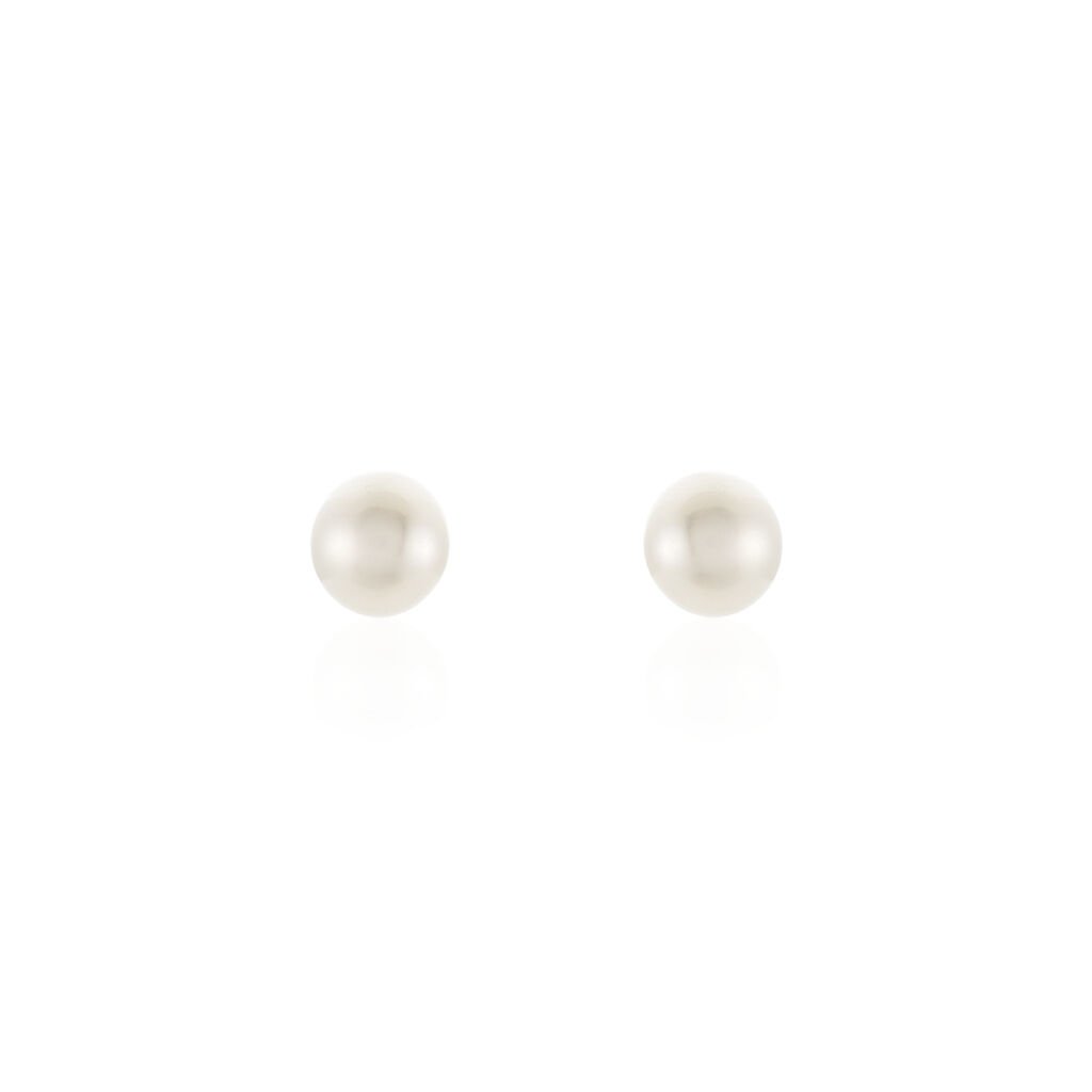 Damen Perlenohrringe Silber 925 Zuchtperlen 4-5mm - Ohrstecker Damen | OROVIVO