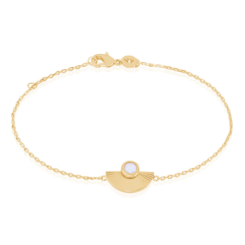 Bracelet Plaque Or Matirna Demi Cercle - Spannringe Damen | OROVIVO