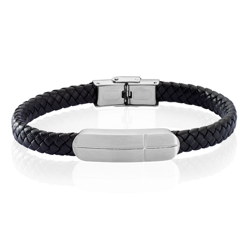 Herren Armband Edelstahl Geometrisch Michael 2,1cm - Armbänder mit Anhänger Herren | OROVIVO
