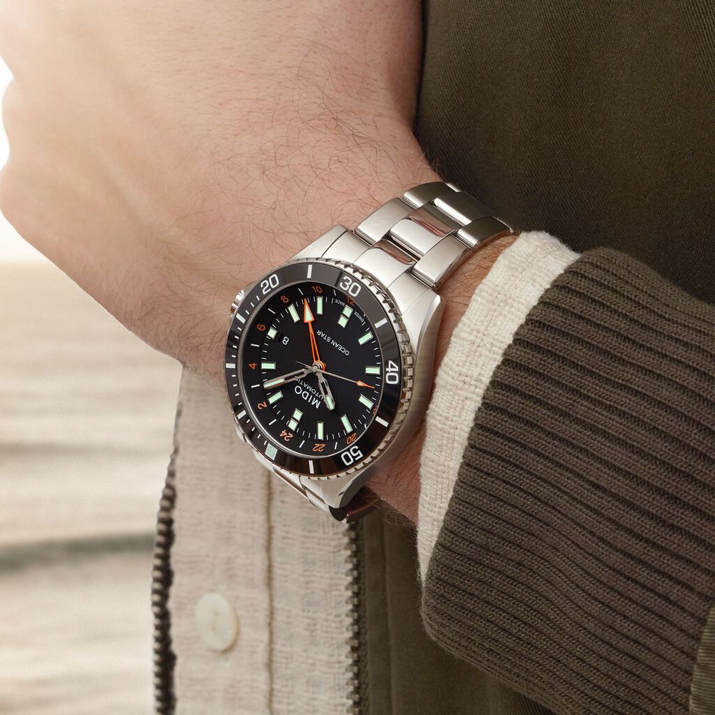 Mido Herrenuhr Ocean Star GMT M0266291105101 - Armbanduhren Herren | OROVIVO