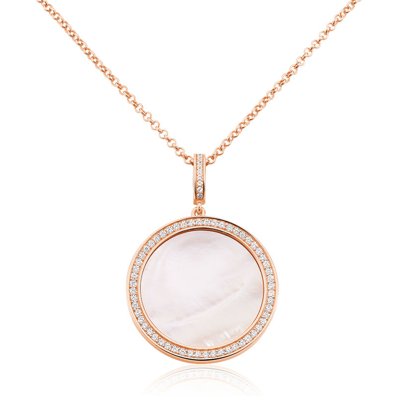 Damen Halskette Silber 925 Rosé Vergoldet - Halsketten Damen | OROVIVO