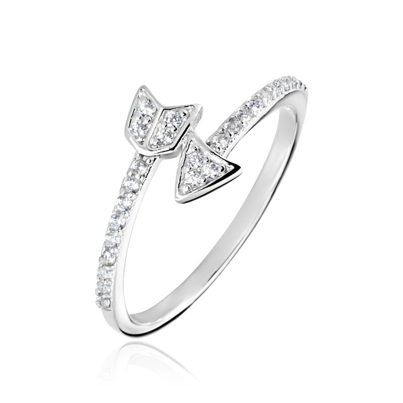 Bague Argent Weiss Caolan Oxydes De Zirconium - Spannringe Damen | OROVIVO