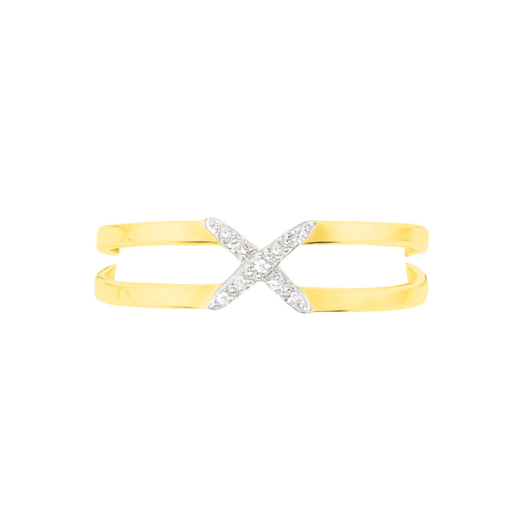 Bague Or Jaune Odilia - Spannringe Damen | OROVIVO