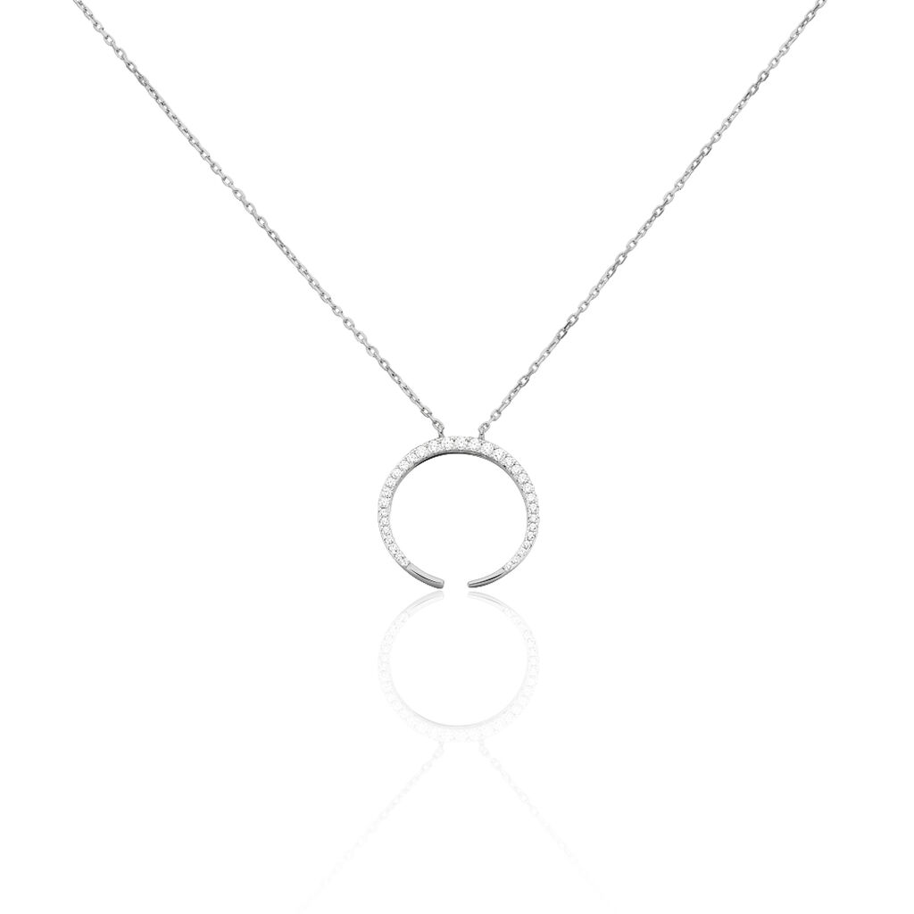 Damen Halskette Silber 925 Zirkonia Mond Elisara - Halsketten Damen | OROVIVO