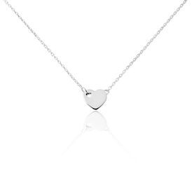 Damen Halskette Silber 925 Zirkonia Herz - Herzketten Damen | OROVIVO