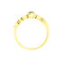 KARLEA 1 Damen Ring Gold 375 (9 Karat) Smaragd Gr&uuml;n 0,07 ct