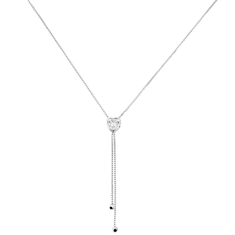 Collier Jaya Argent Cœur Oxyde - Spannringe Damen | OROVIVO