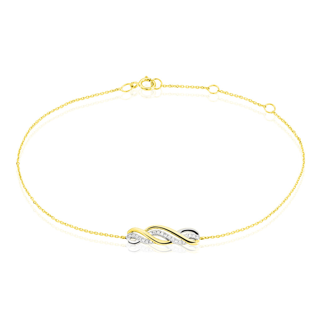 Bracelet Ether Or Jaune Diamant - Spannringe Damen | OROVIVO