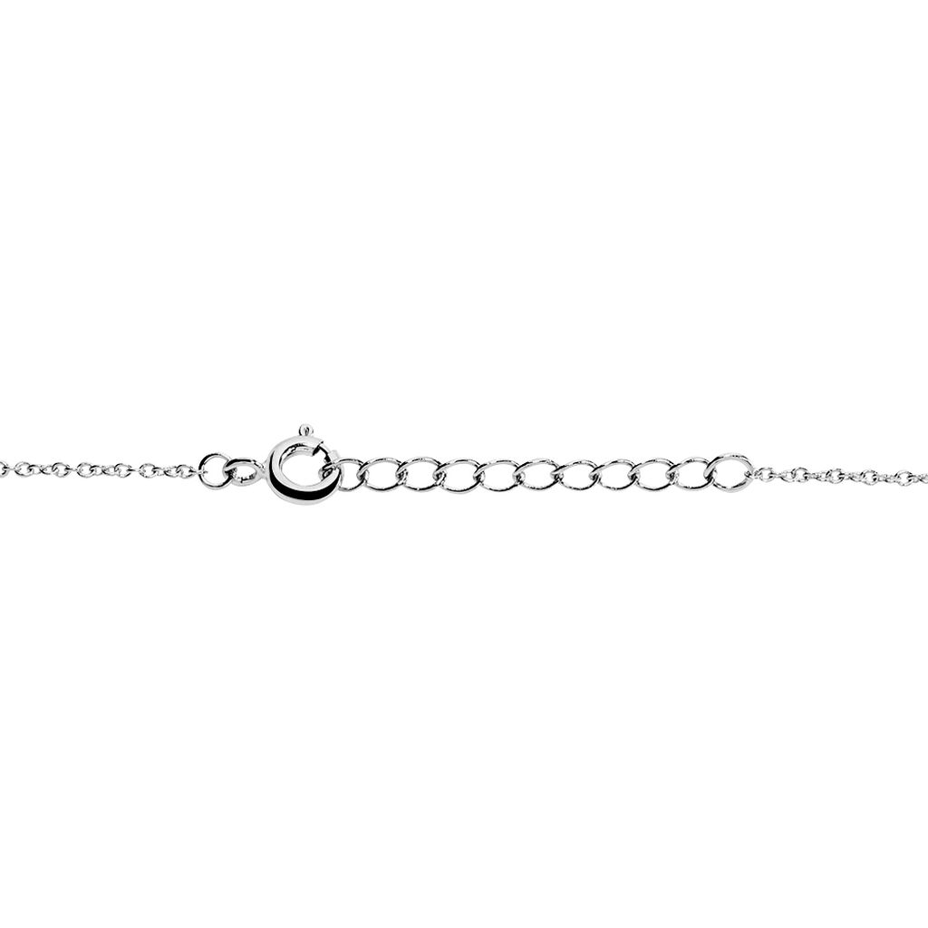 Damen Collier Silber 925 Zirkonia Mandel Liv - Halsketten Damen | OROVIVO