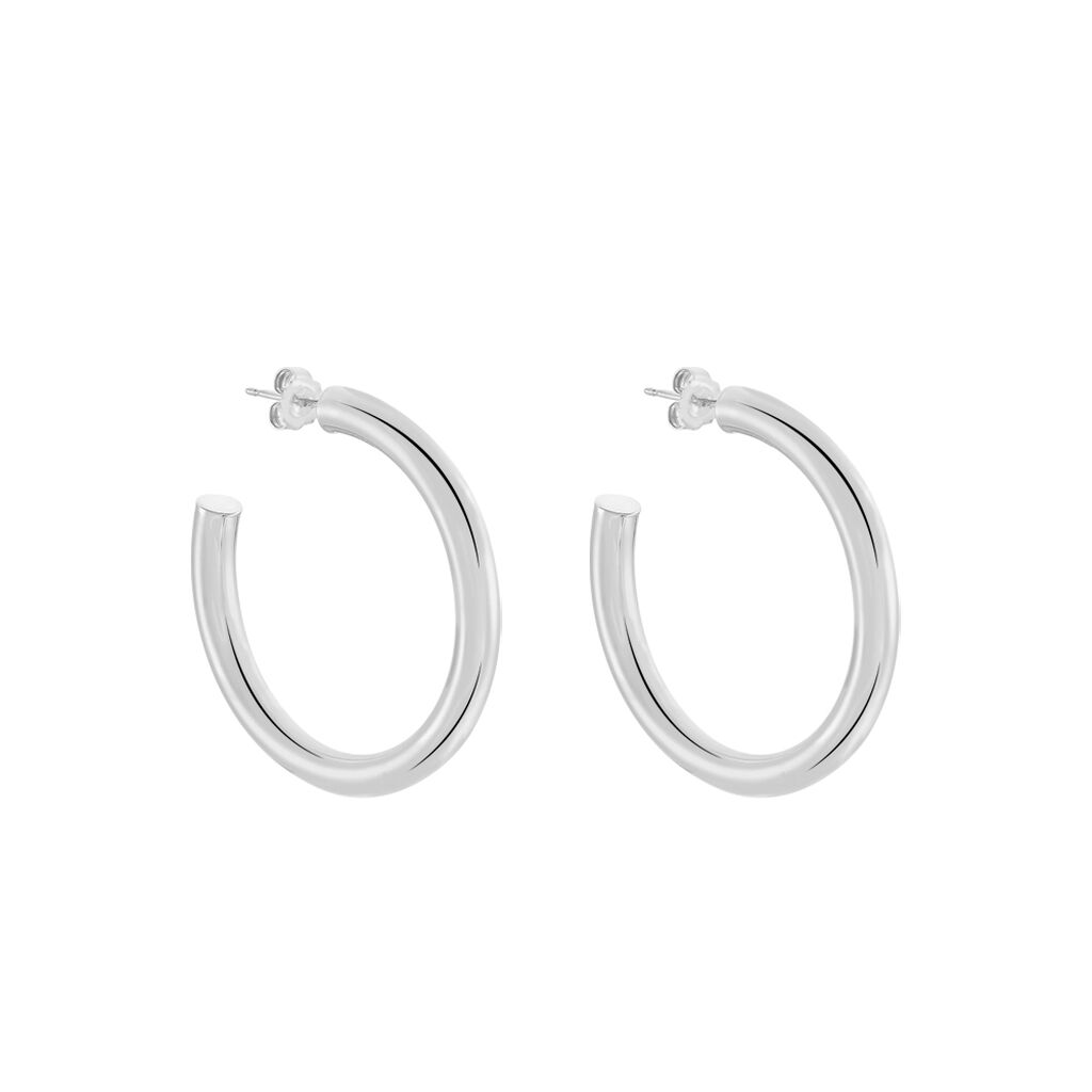 Damen Steckcreolen Silber 925 - Creolen Damen | OROVIVO