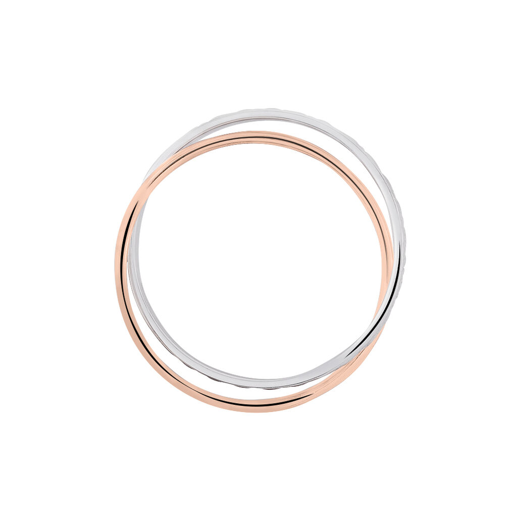 Alliance Or Bicolore Entrelacee - Spannringe Unisex | OROVIVO