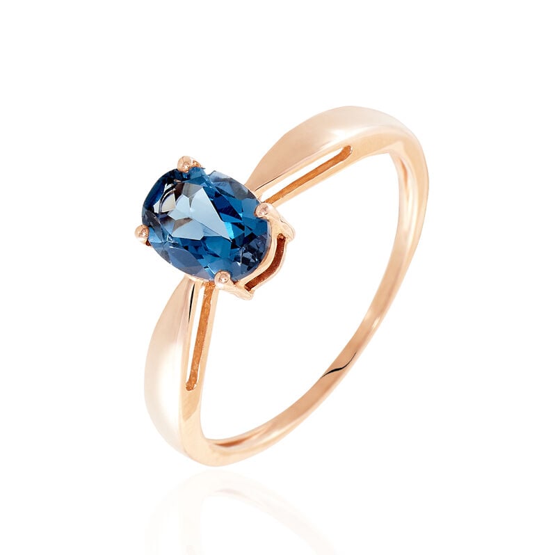 Bague Arzula Or Rose Topaze - Spannringe Damen | OROVIVO