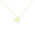 ALVA Damen Collier Gold 375 (9 Karat) Perlmutt Perlmutt 0,55 ct Herz
