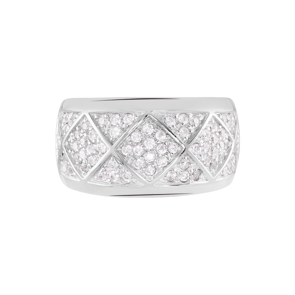 Damenring Silber 925 Glassteine - Ringe mit Stein Damen | OROVIVO