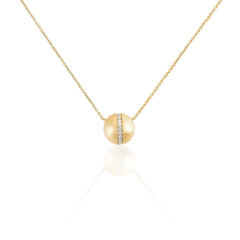 Collier Khadjidiatou Plaque Or Jaune Oxyde De Zirconium - Spannringe Damen | OROVIVO